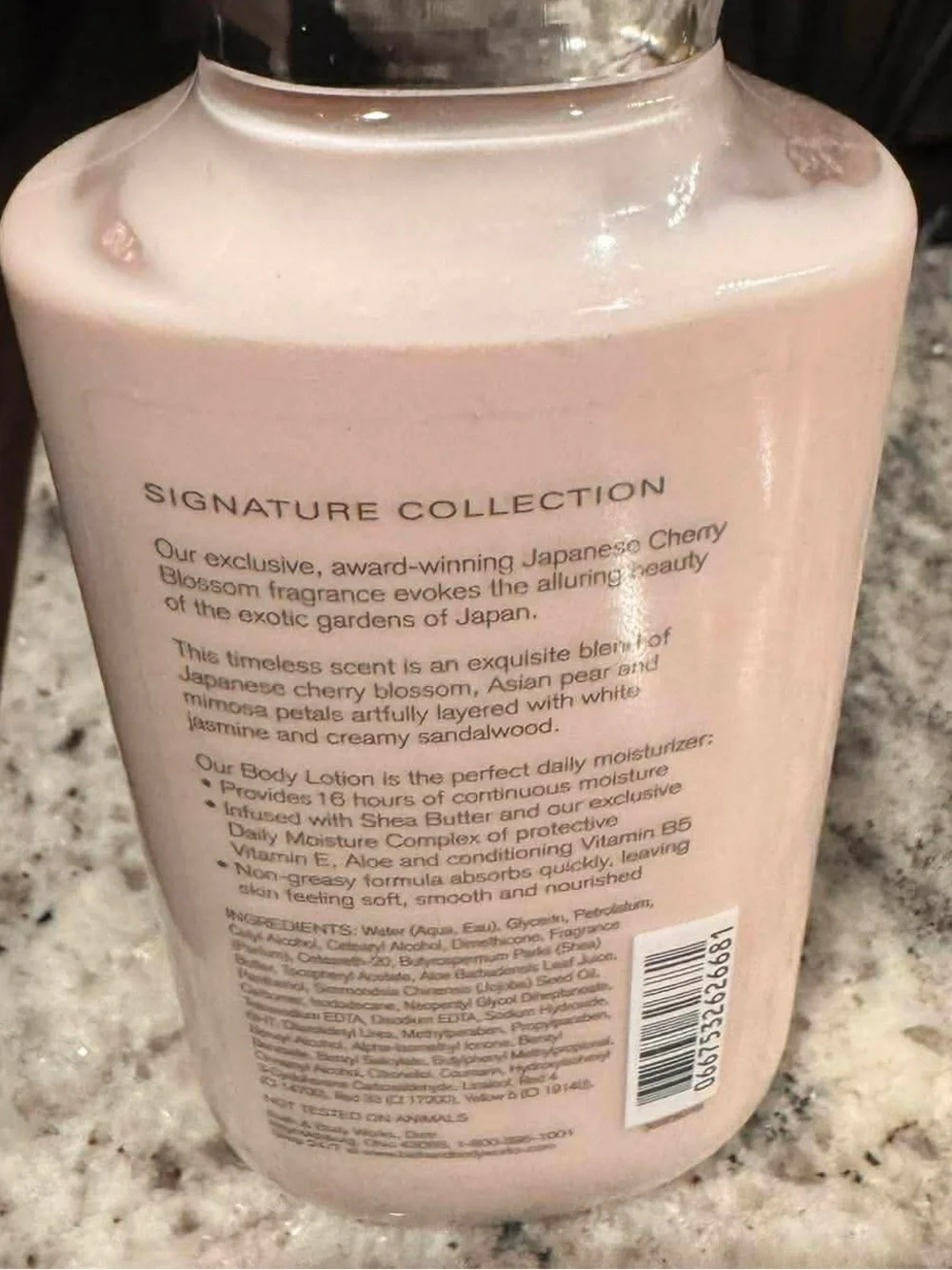 Bath & Body Works Japanese Cherry Blossom Body Lotion - Pink